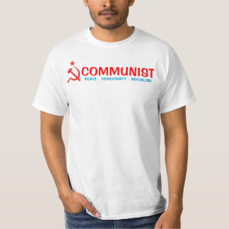 Kommunistisk skjorta tee shirt