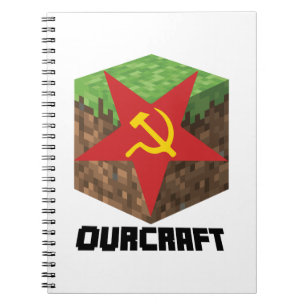 Kommunistisk spela Ourcraft rolig Anteckningsbok