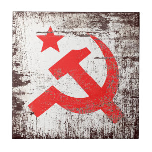 Kommunistisk symbol kakelplatta