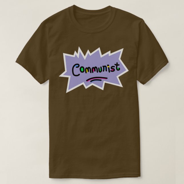 kommunistisk vänsterideologi t shirt (Design framsida)