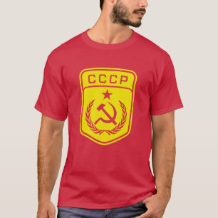 Kommunistiska manar för CCCP-Emblem T-tröja T Shirt