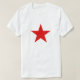 Kommunistiska röda stjärnamanar t-skjorta tee shirt (Design framsida)