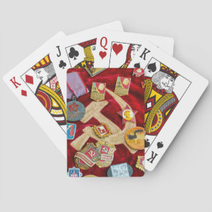 Kommunistiskt memorabilit casinokort