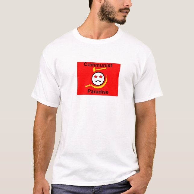 Kommunistiskt paradis t-shirt (Framsida)