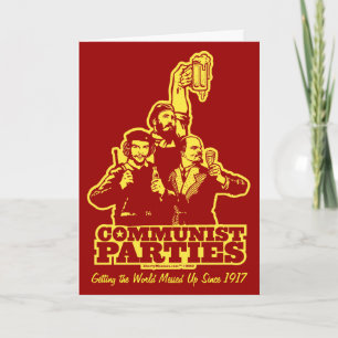 kommunistiskt Party-kort Kort