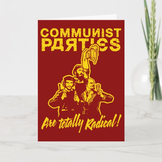 kommunistiskt Party-kort Kort (Framsida)