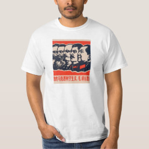 Kommunistledare Propagandas ordförande Mao Stalin T Shirt
