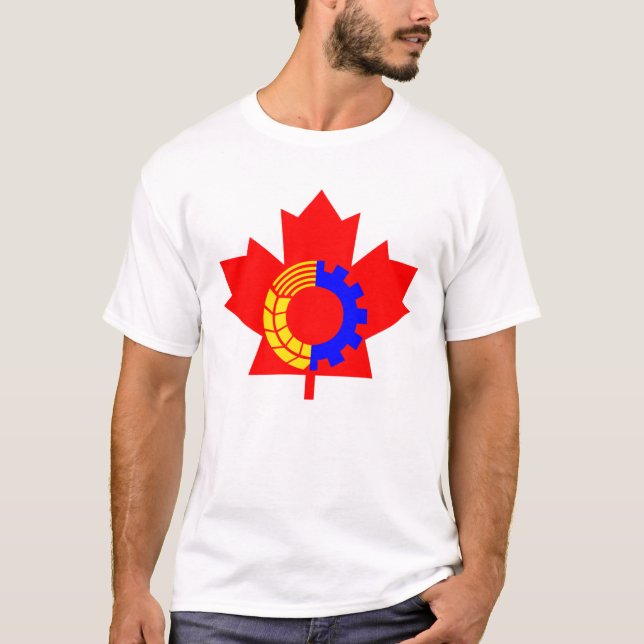 Kommunistparti av Kanada Tee Shirt (Framsida)