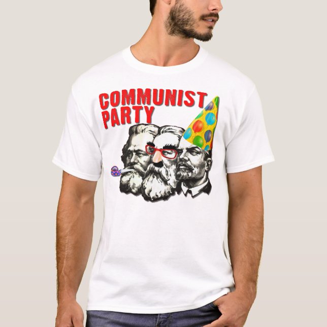 Kommunistpartiet Rollig Parodi T-Shirt (Framsida)