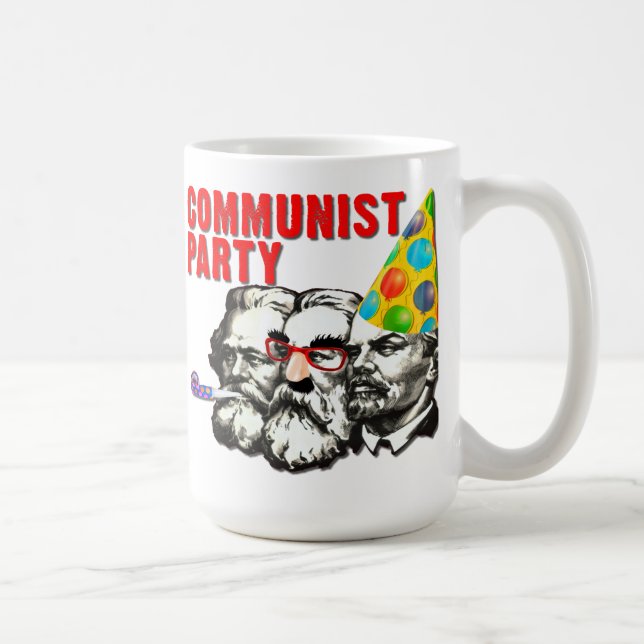 Kommunistpartiets parodi rolig mugg (Höger)
