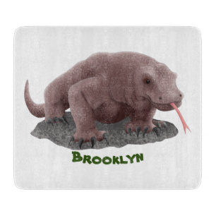 Komodo dragon illustration