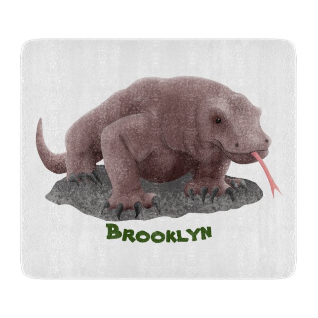 Komodo dragon illustration (Framsidan)