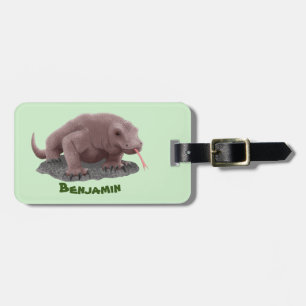 Komodo dragon illustration bagagebricka