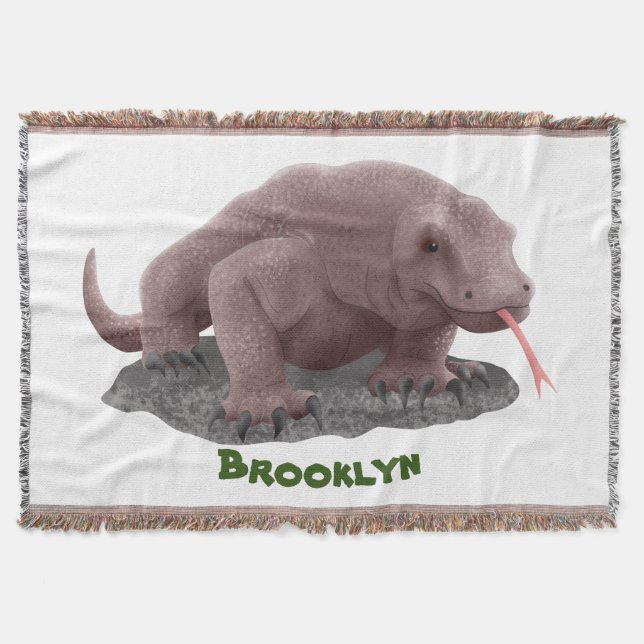 Komodo dragon illustration filt (Framsidan)