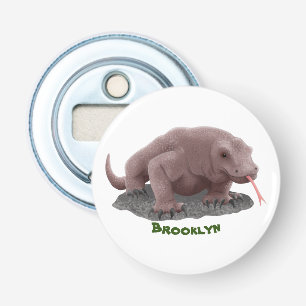 Komodo dragon illustration flasköppnare