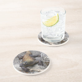 Komodo Dragon in Rocky Light Underlägg