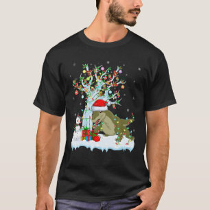 Komodo Dragon Julafton Träd Lighting Komodo Dragon T Shirt