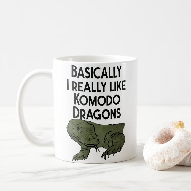 Komodo Dragon Lover Mug  Kaffemugg (Med munk)