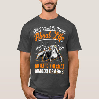 Komodo Dragon Monitor Lizard 1 T Shirt