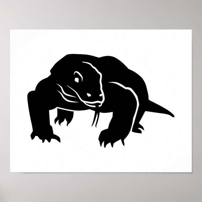 Komodo dragon poster (Framsidan)