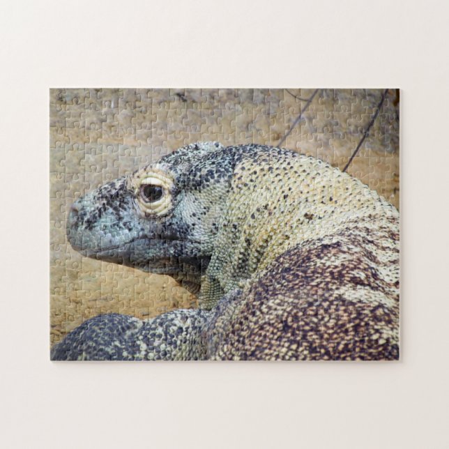 Komodo Dragon Puzzle Pussel (Horisontell)