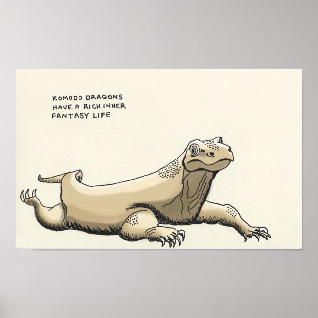 komodo dragon trivia poster (Framsidan)