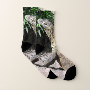 Komodo Dragon - Vild Animal Socks Strumpor