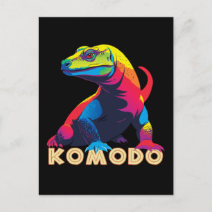 Komodo Dragon Vykort