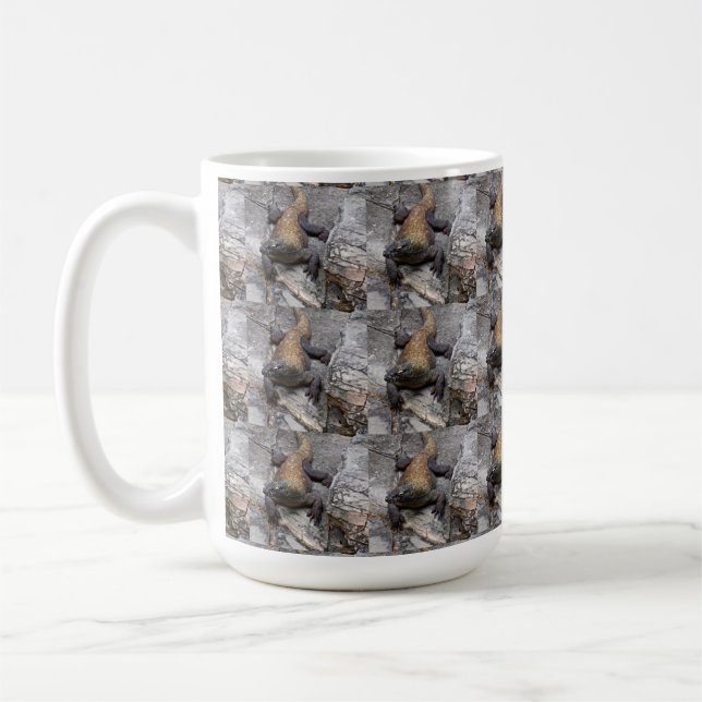 Komodo-drake Full-Wrap-mönster Kaffemugg (Vänster)