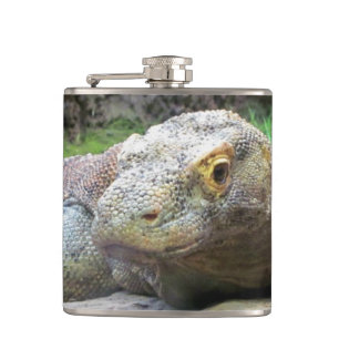 Komodo drake på stenarna fickplunta