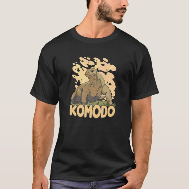 Komodo-drake T Shirt (Framsida)