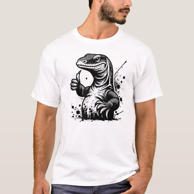 Komodo-drake T Shirt (Framsida)
