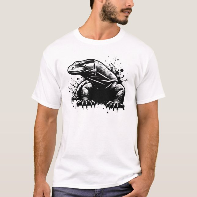 Komodo-drake T Shirt (Framsida)