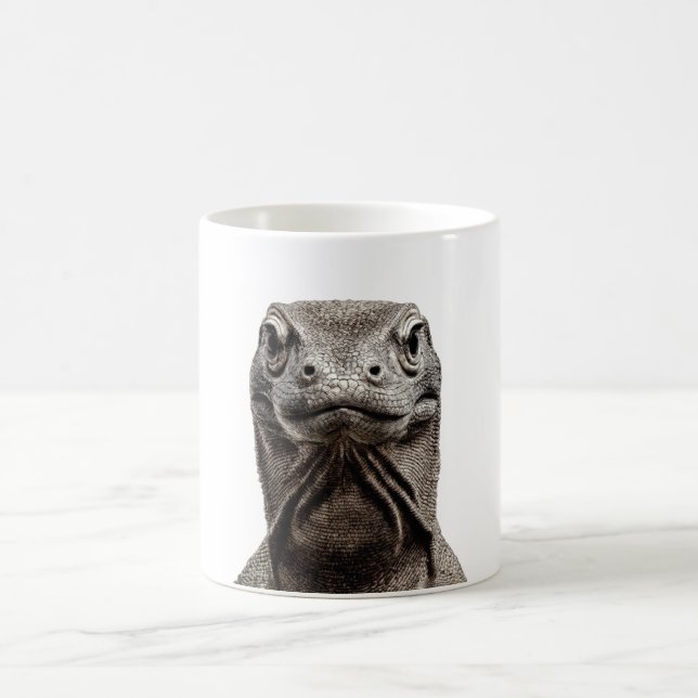 Komodo-huvud Kaffemugg (Center)