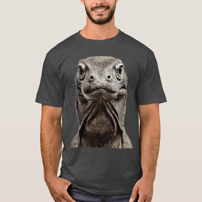 Komodo-huvud T Shirt (Framsida)