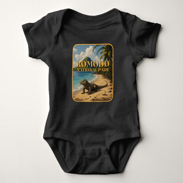 Komodo National Park Indonesia T Shirt (Framsida)
