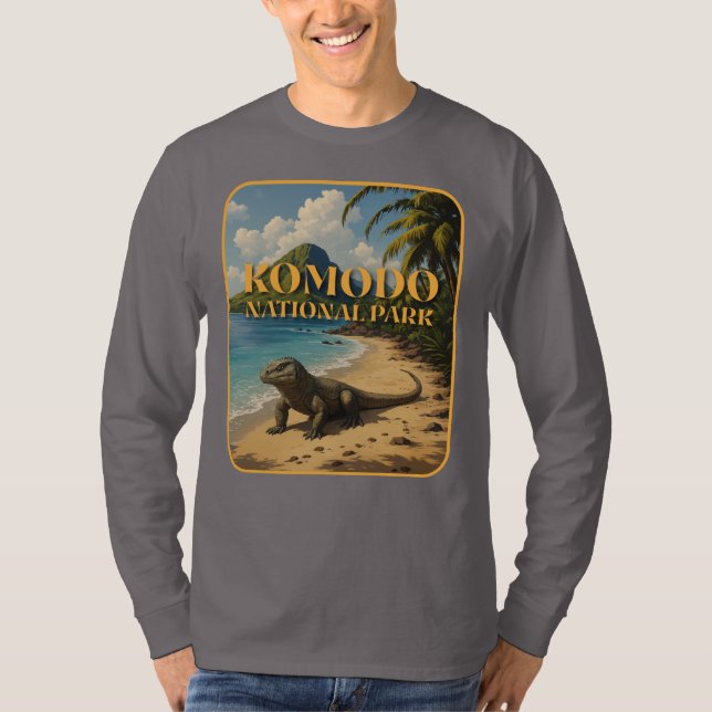 Komodo National Park Indonesia T Shirt (Framsida)