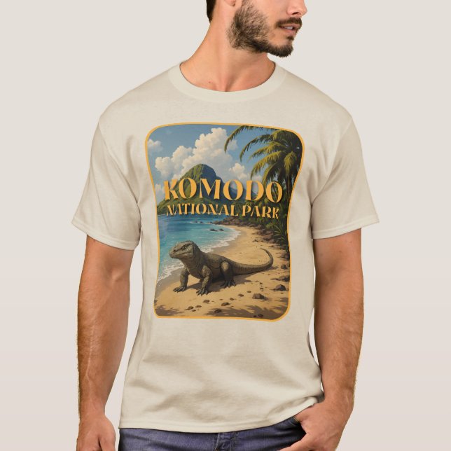 Komodo National Park Indonesia T Shirt (Framsida)