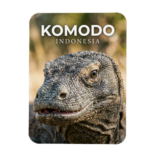 Komodo nationalpark Indonesien Magnet (Vertikal)