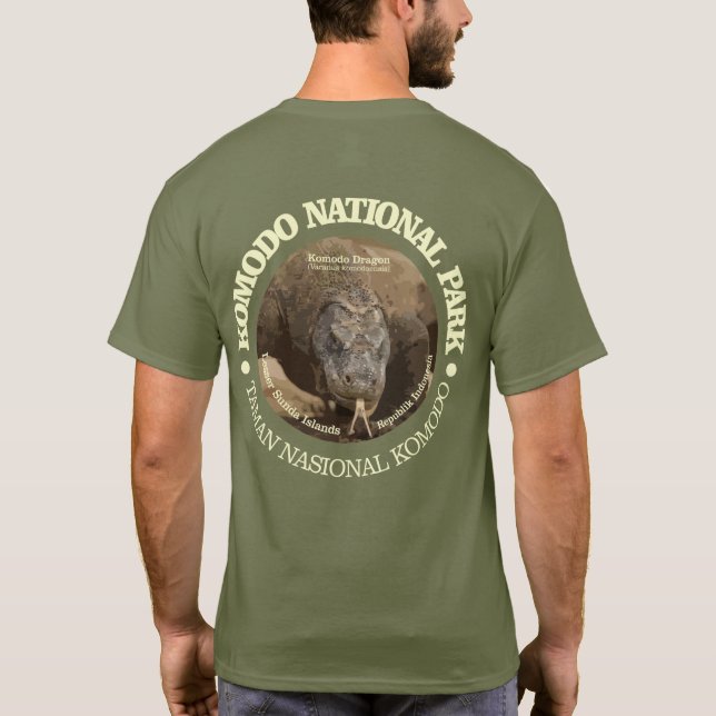 Komodo nationalpark t shirt (Baksida)