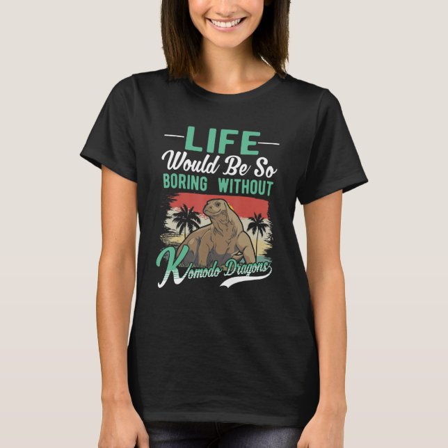 Komodo varanen t shirt (Framsida)