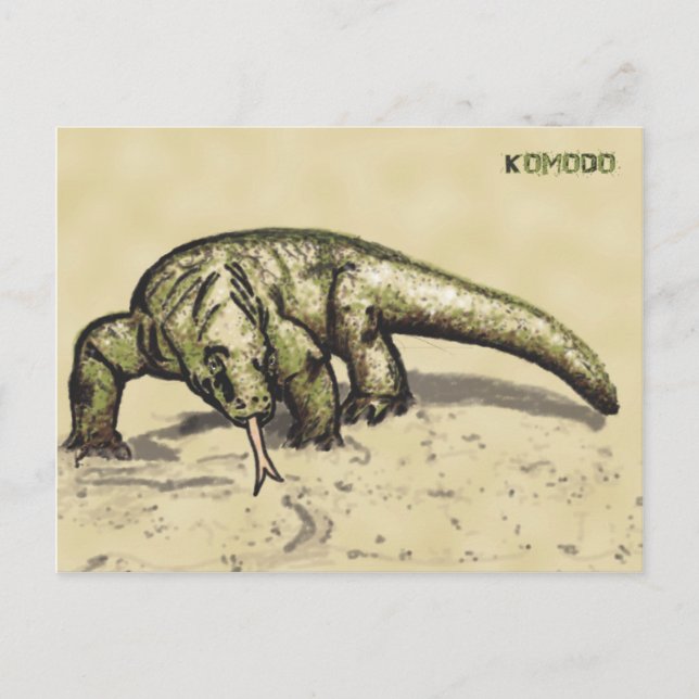 Komodo Vykort (Framsida)