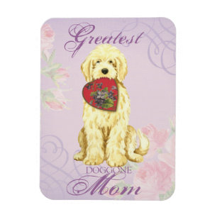 Komondor Heart Mamma Magnet