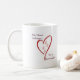 Komondor Heart-Tillhören Kaffemugg (Med munk)
