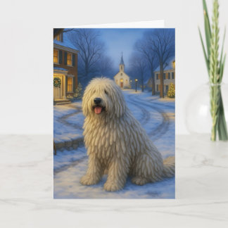 Komondor Julkort Helgkort