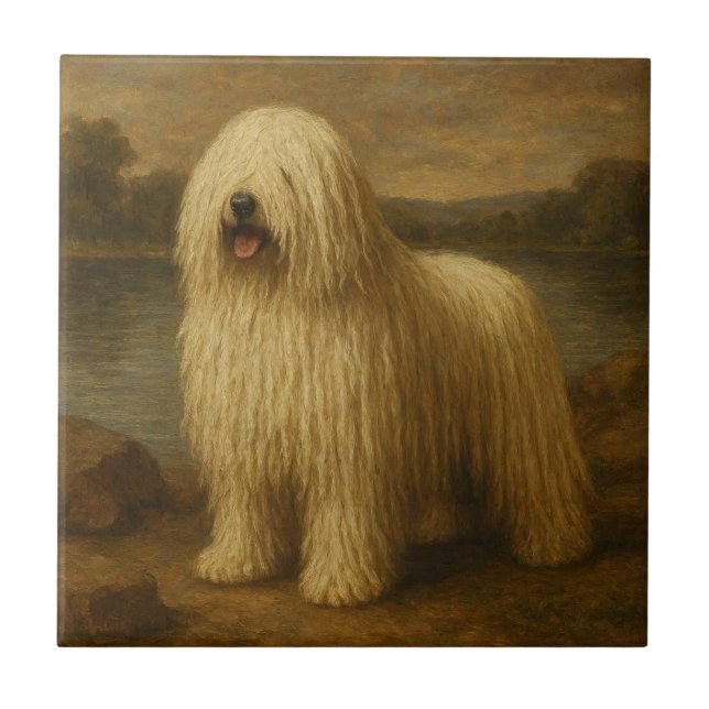 Komondor Kakelplatta (Framsidan)