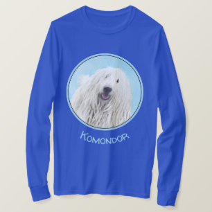 Komondor-målning - Cute Original Hund Art T Shirt