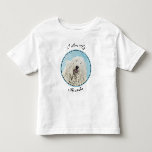 Komondor Painting - Cute Original Hund Art T Shirt