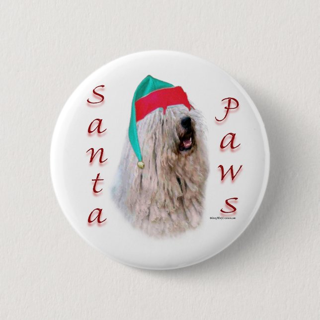 Komondor Santa Tassar Knapp (Framsida)