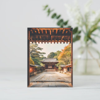 Komorebi - The Sun-Drenched Temple Vykort